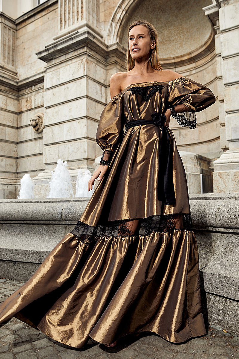 Rochie de cocktail lunga Calina