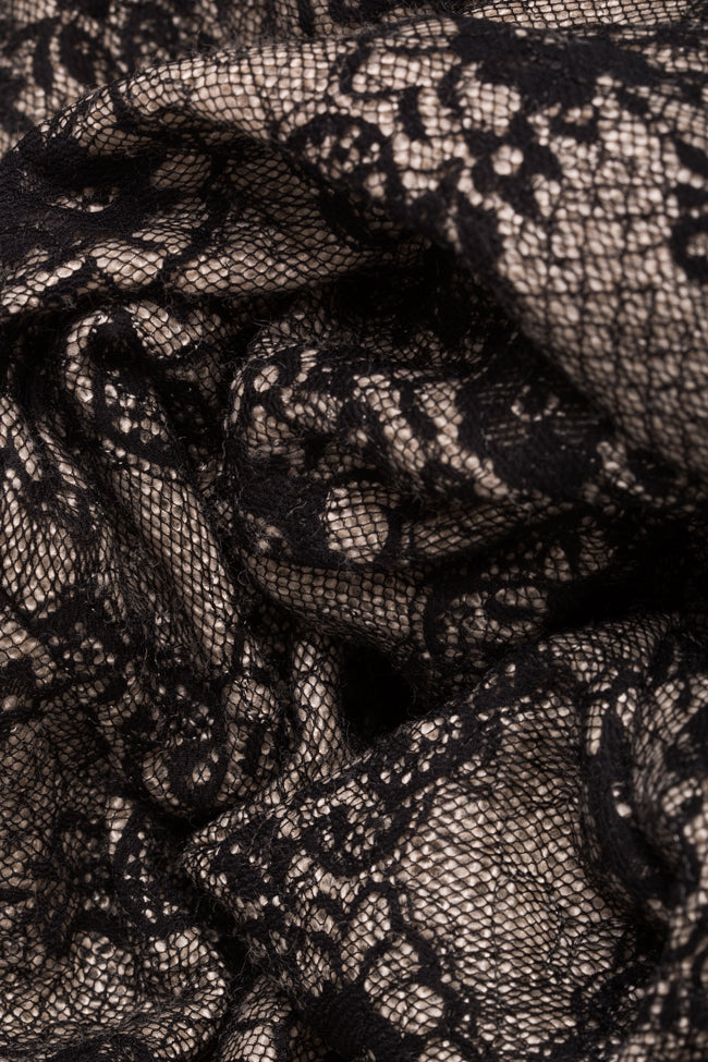 Tina, rochie midi de lana