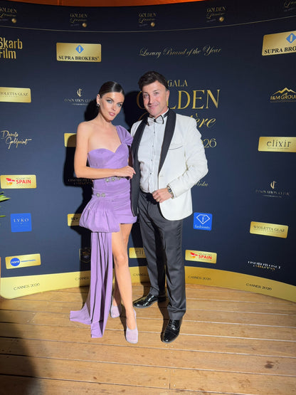 Rochie de seară scurtă asimetrică, cu corsaj și pliuri, R33S27, Sabrina