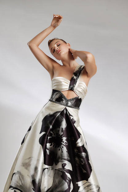 A-line evening dress - Deco