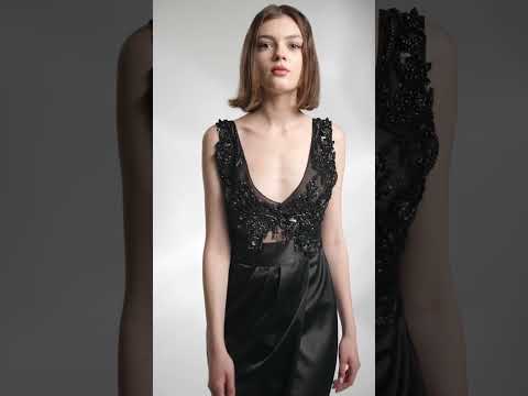 Rochie de seara din broderie manuala Glamo