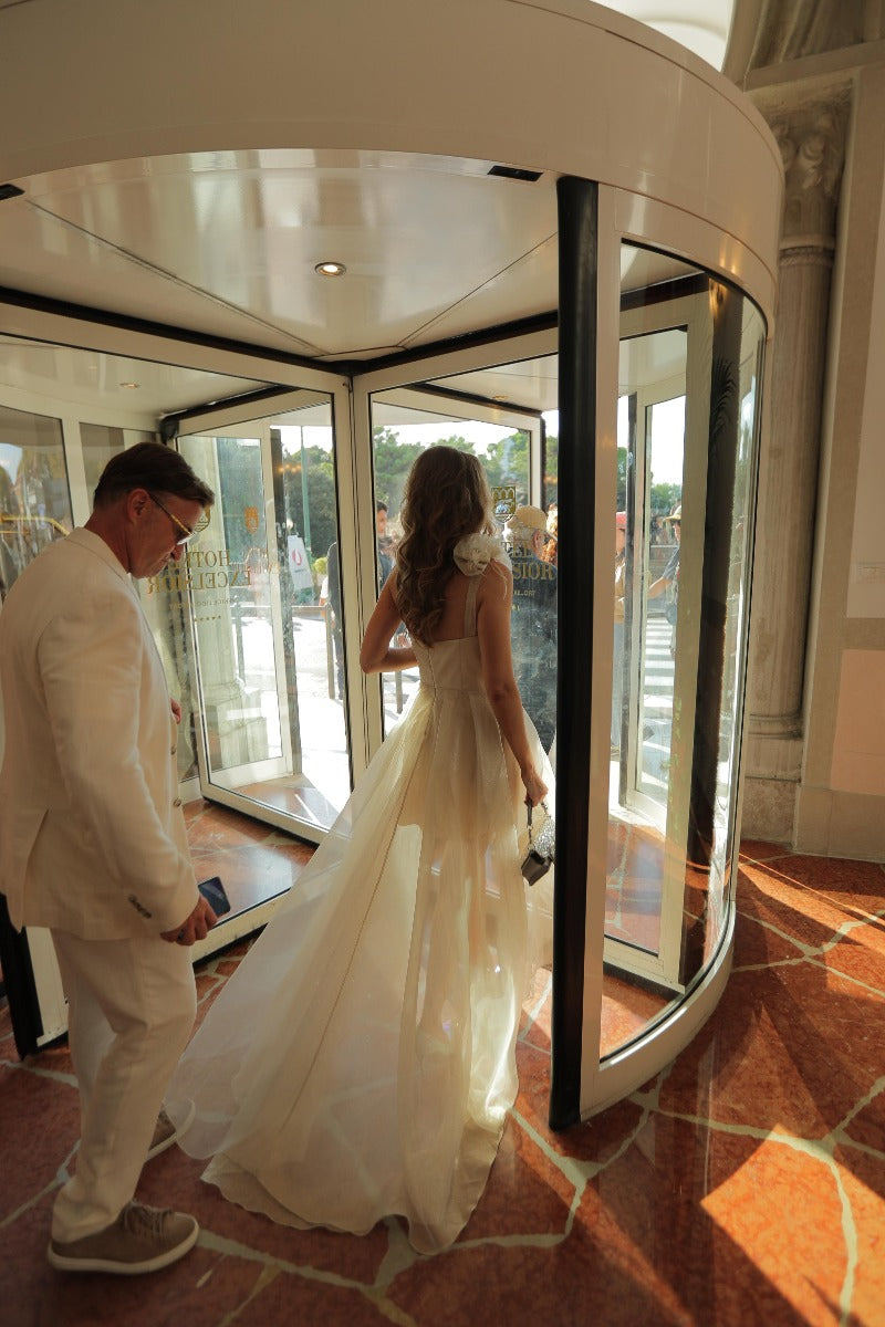 Rochia de seara lunga, asimetrica, Anima R9S24