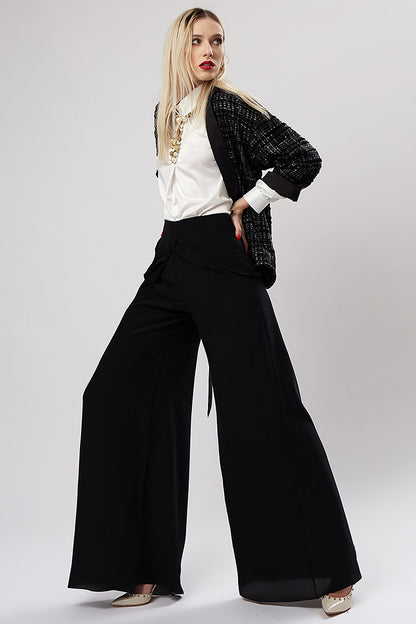Pantalon negru larg Tokyo