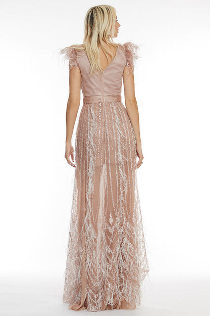 Rochie lunga tip sirena de seara Felicia