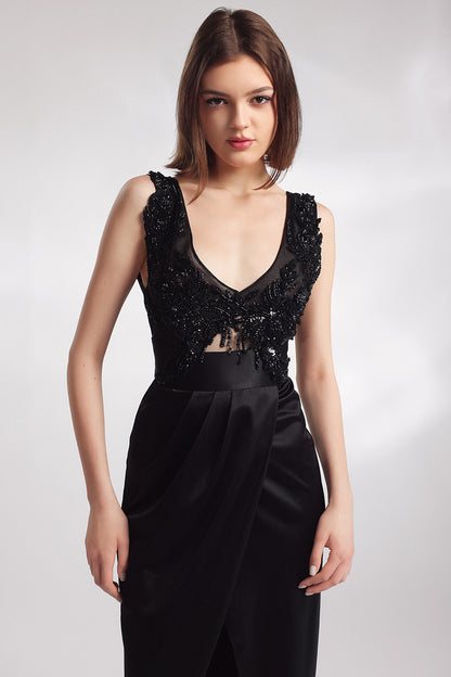 Rochie de seara din broderie manuala Glamo