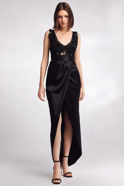 Rochie de seara din broderie manuala Glamo