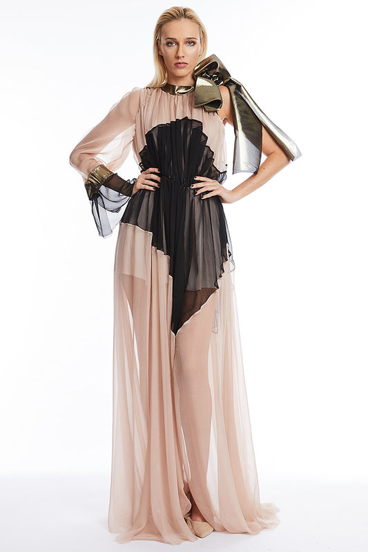 Patrizia rochie lunga de matase