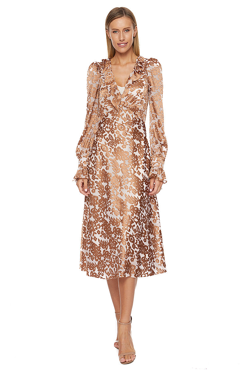 Rochie de matase eleganta de zi Milano