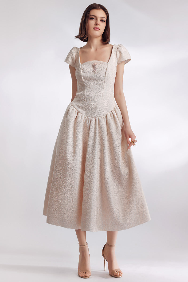 Rochie midi eleganta din dantela, Valencia