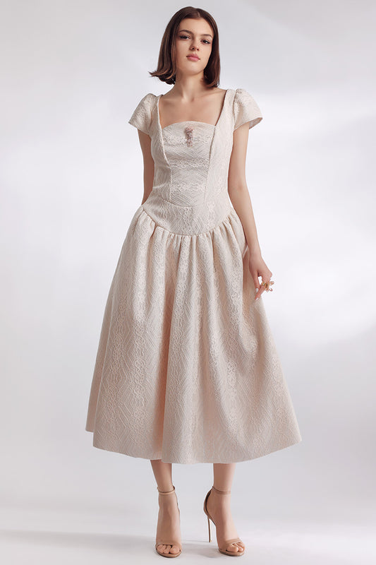 Rochie midi eleganta din dantela, Valencia