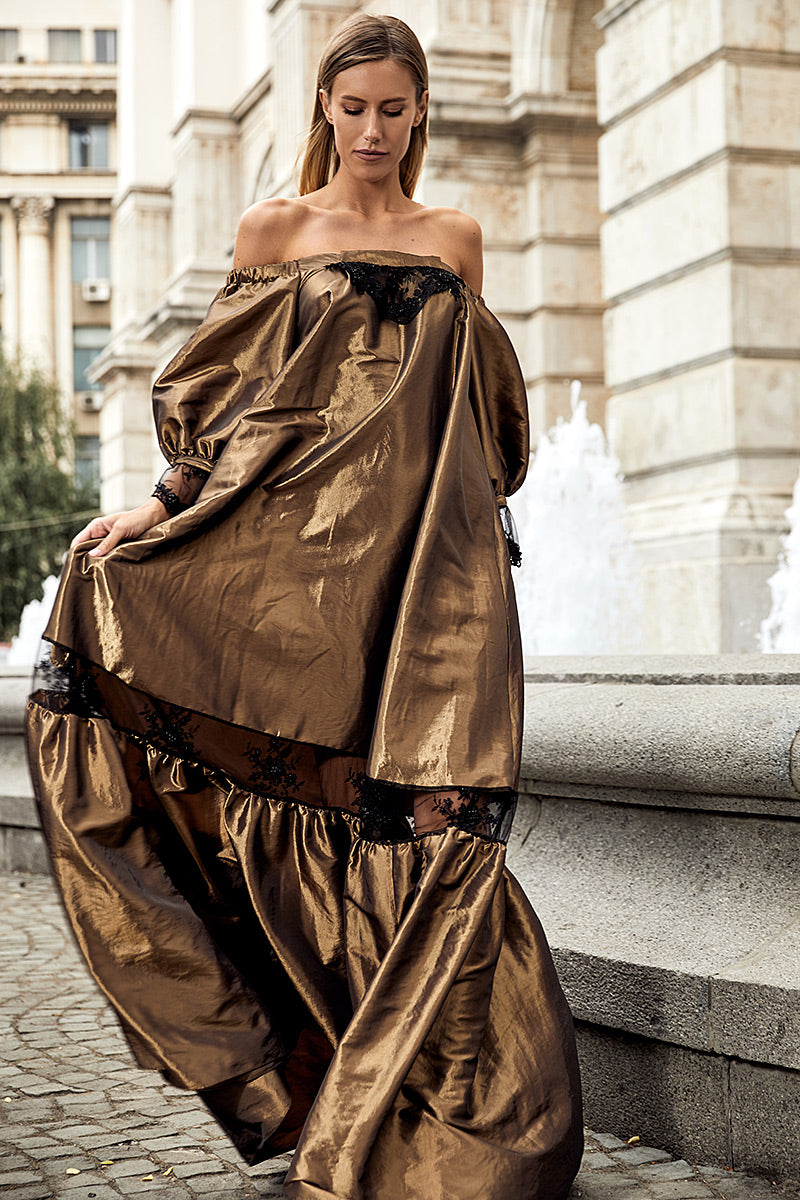 Rochie de cocktail lunga Calina