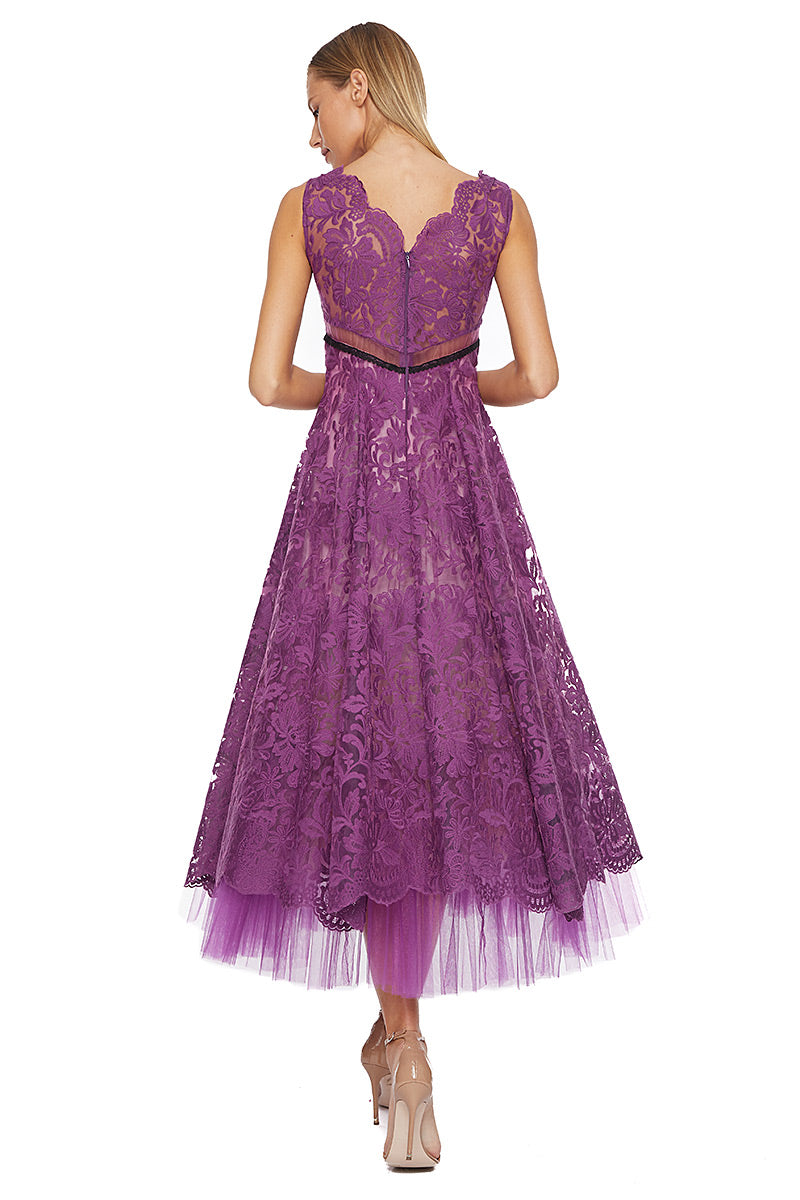  Rochie midi eleganta Violette