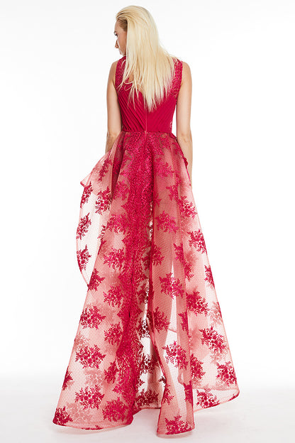 Althea, rochie lunga tip printesa din dantela